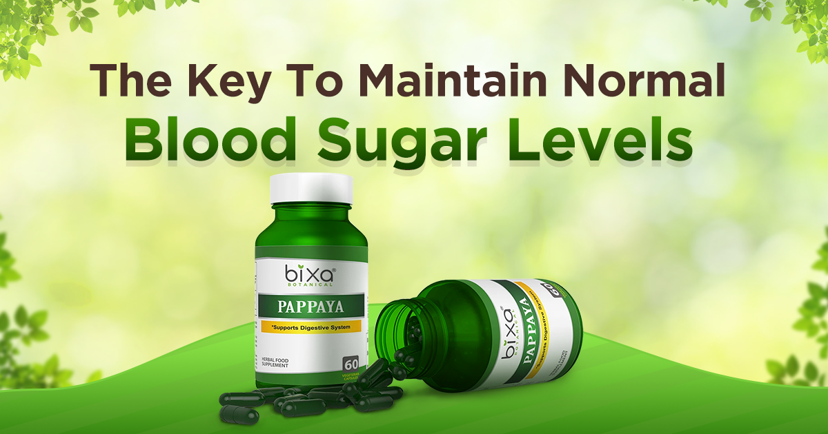 The Key To Maintain Normal Blood Sugar Levels