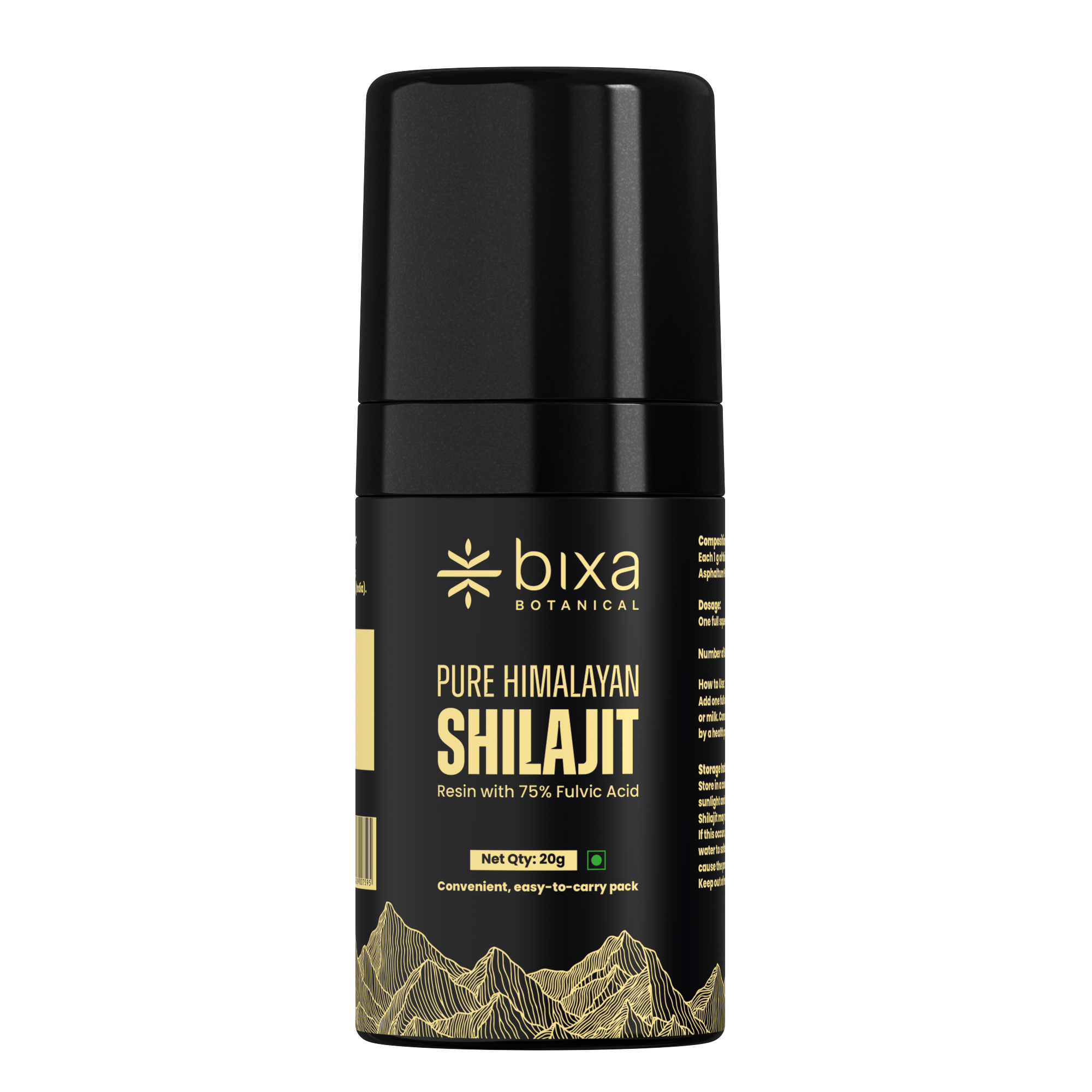 Pure Himalayan Shilajit Resin Pump