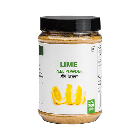 Lime Peel Powder  Citrus Aurantifolia