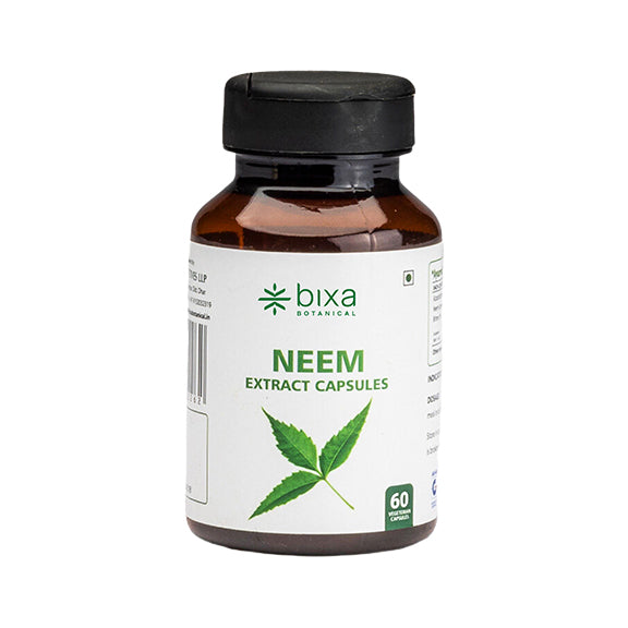 Neem Leaf Extract 60 Veg Capsules (450mg) 3% Bitters