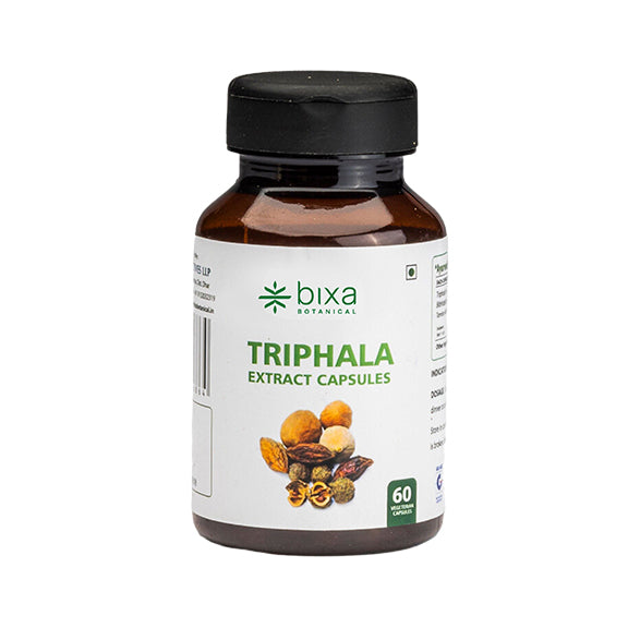 Triphala Extract 60 Veg Capsules (450mg) 40% Tannins