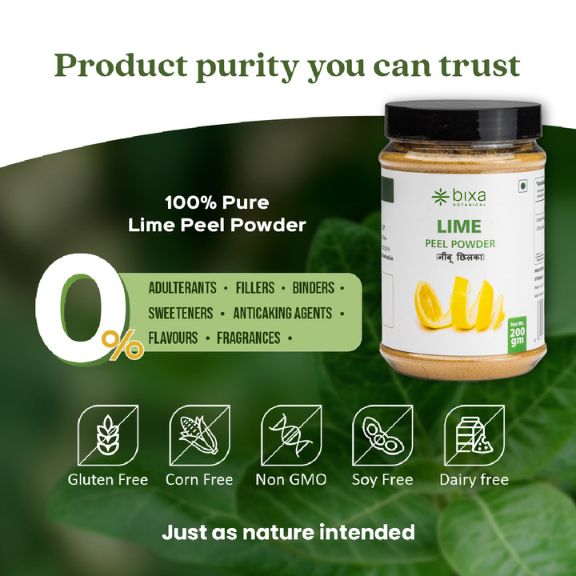 Lime Peel Powder ( Citrus Aurantifolia )