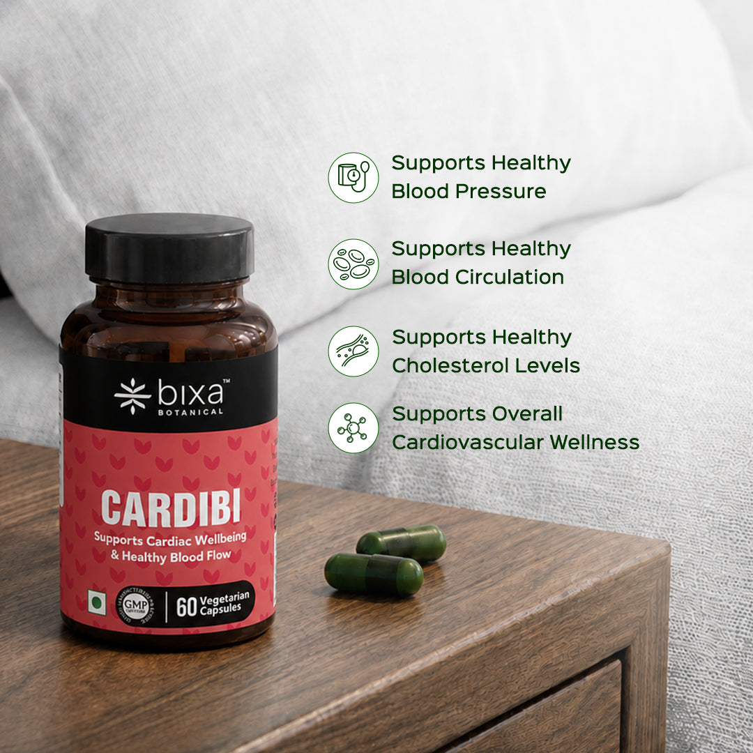 CARDIBI 60 Veg Capsules (450mg) Supports Cardiac Wellbeing