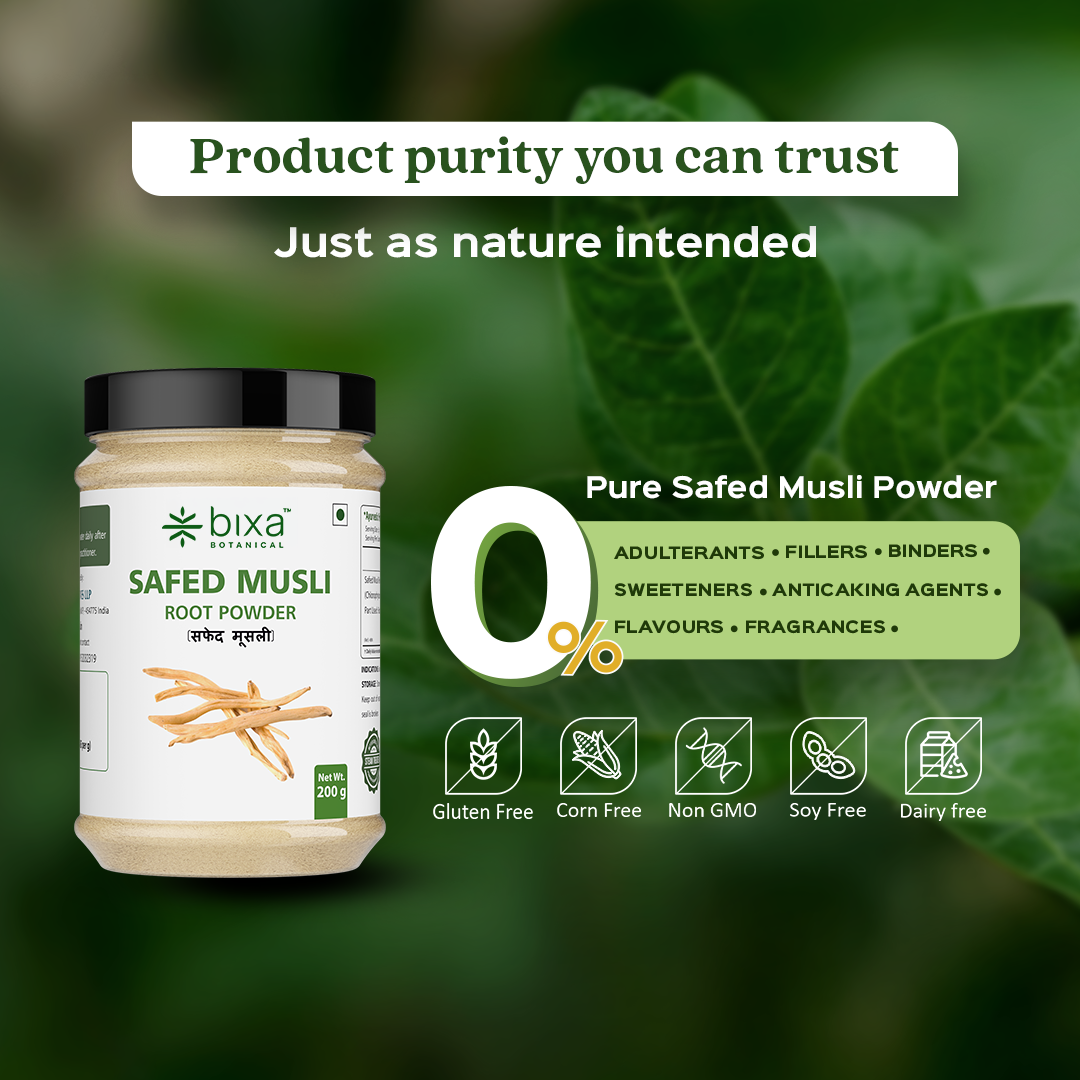Safed Musli Root Powder  (Chlorophytum Borivilianum)