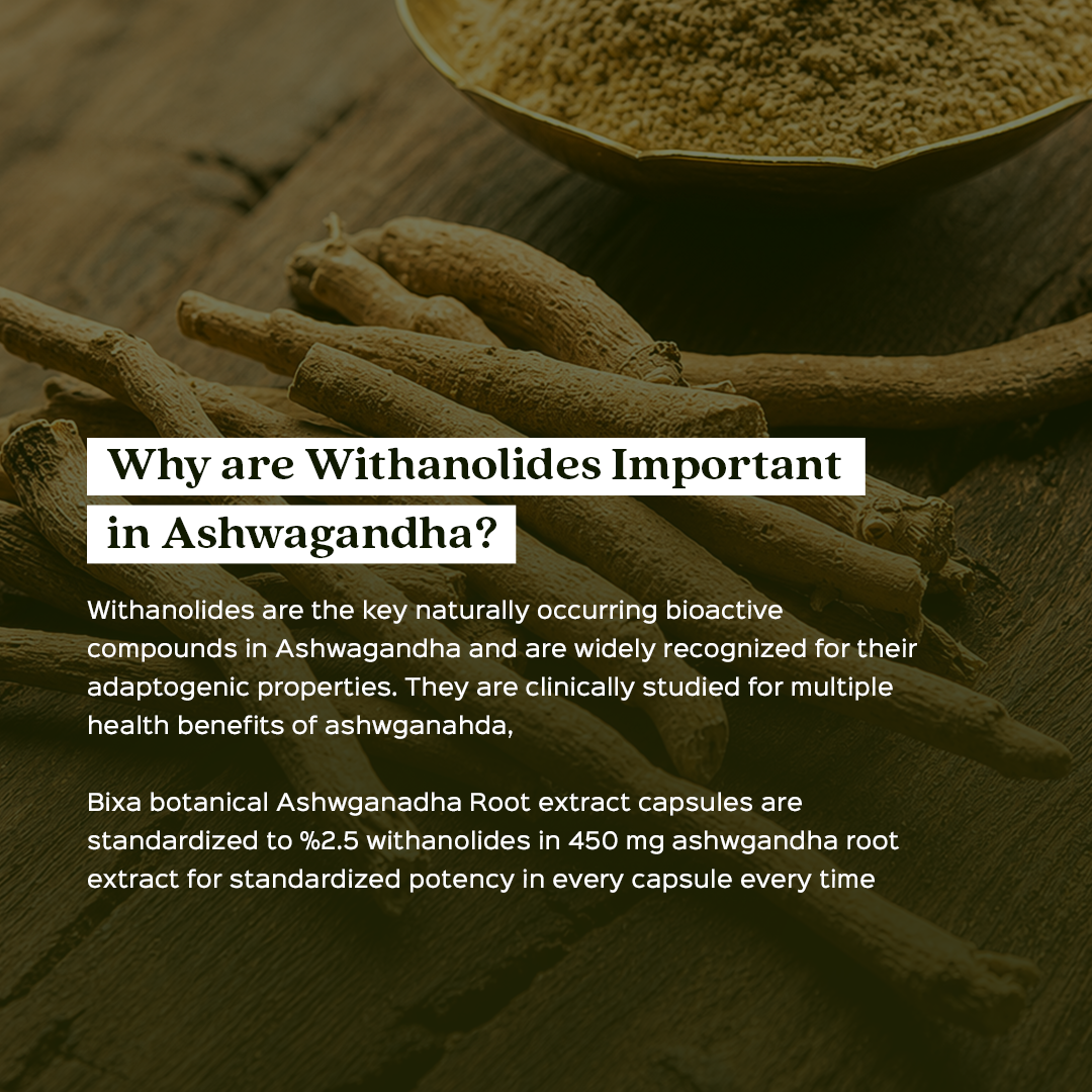 Ashwagandha Extract 60 Veg Capsules (450mg) 2.5% Withanolides
