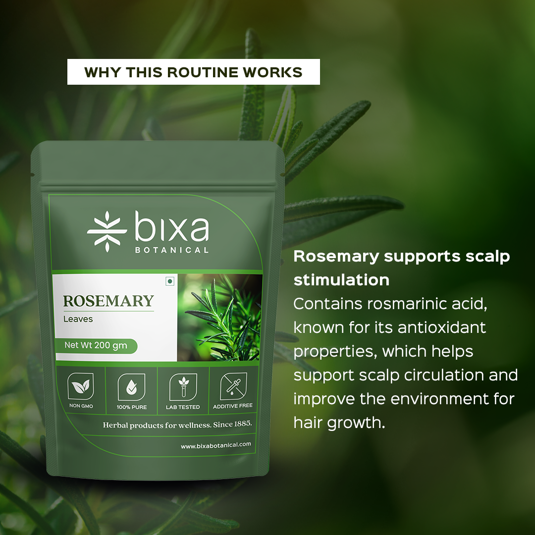 Complete Hair Care Pack | Bhringraj Powder + Amla Powder + Rosemary Leaves | Combo