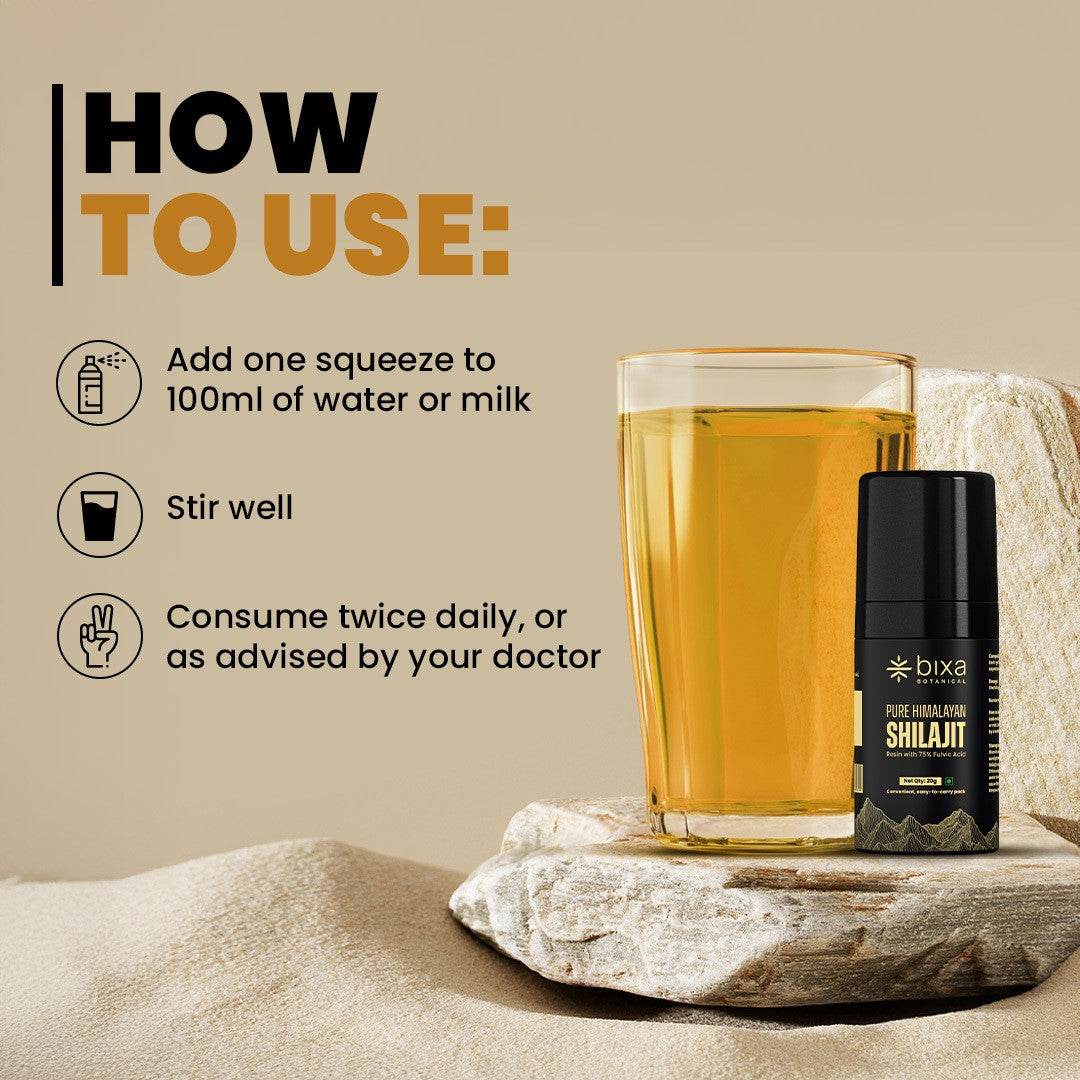 Pure Himalayan Shilajit Resin Pump