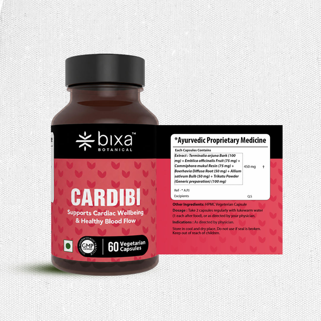 CARDIBI 60 Veg Capsules (450mg) Supports Cardiac Wellbeing