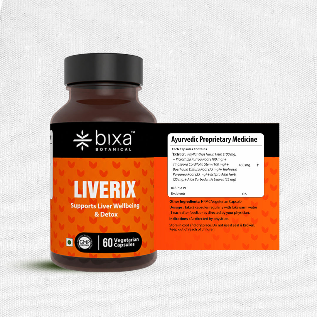 LIVERIX 60 Veg Capsules (450mg) Supports Liver Wellbeing