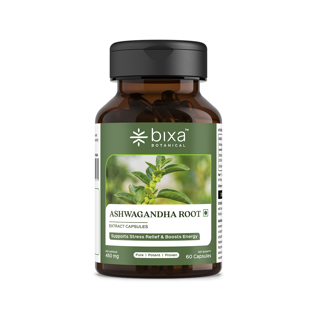 Ashwagandha Extract 60 Veg Capsules (450mg) 2.5% Withanolides