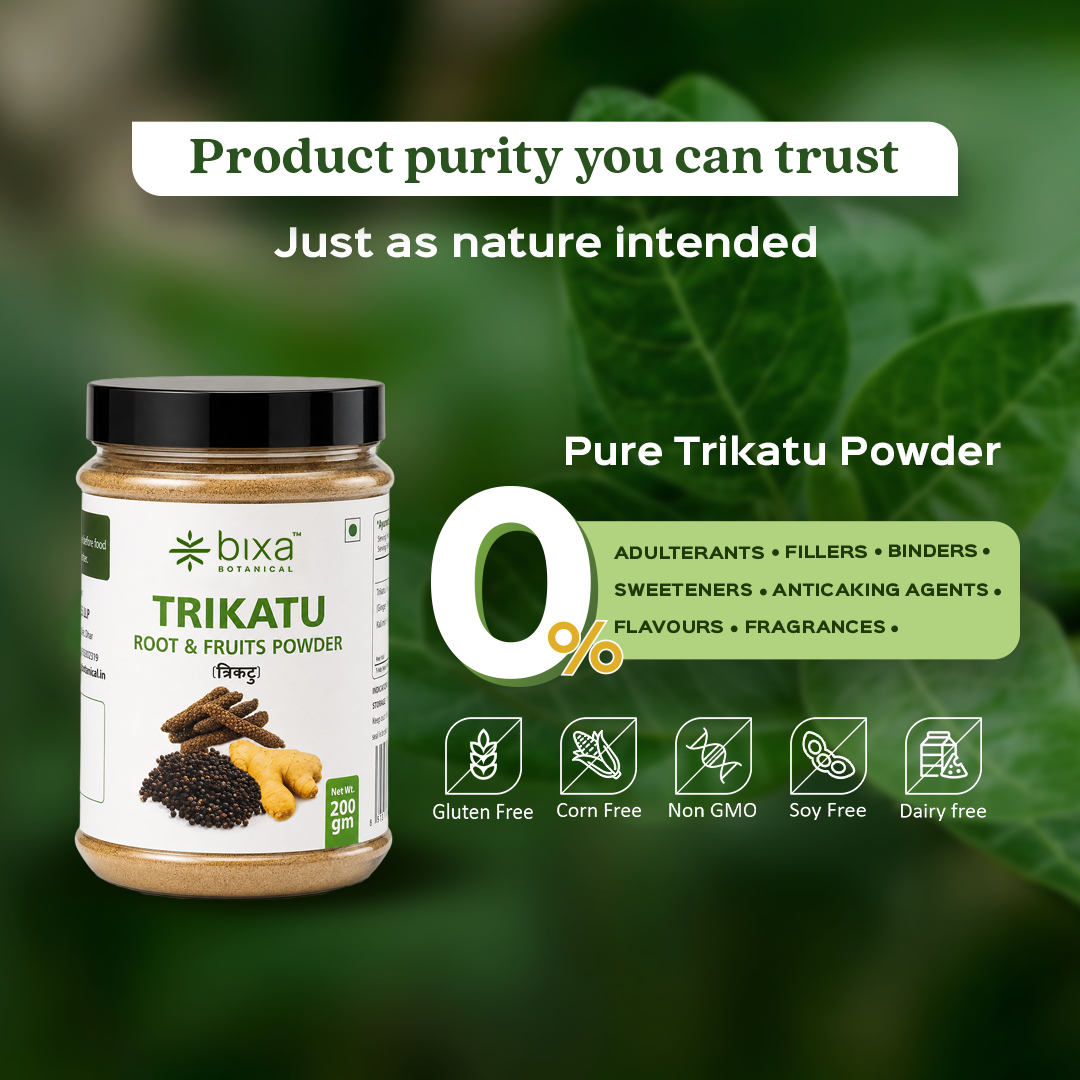 Trikatu Root & Fruits Powder ( Ginger + Kalimiri + Pippali )