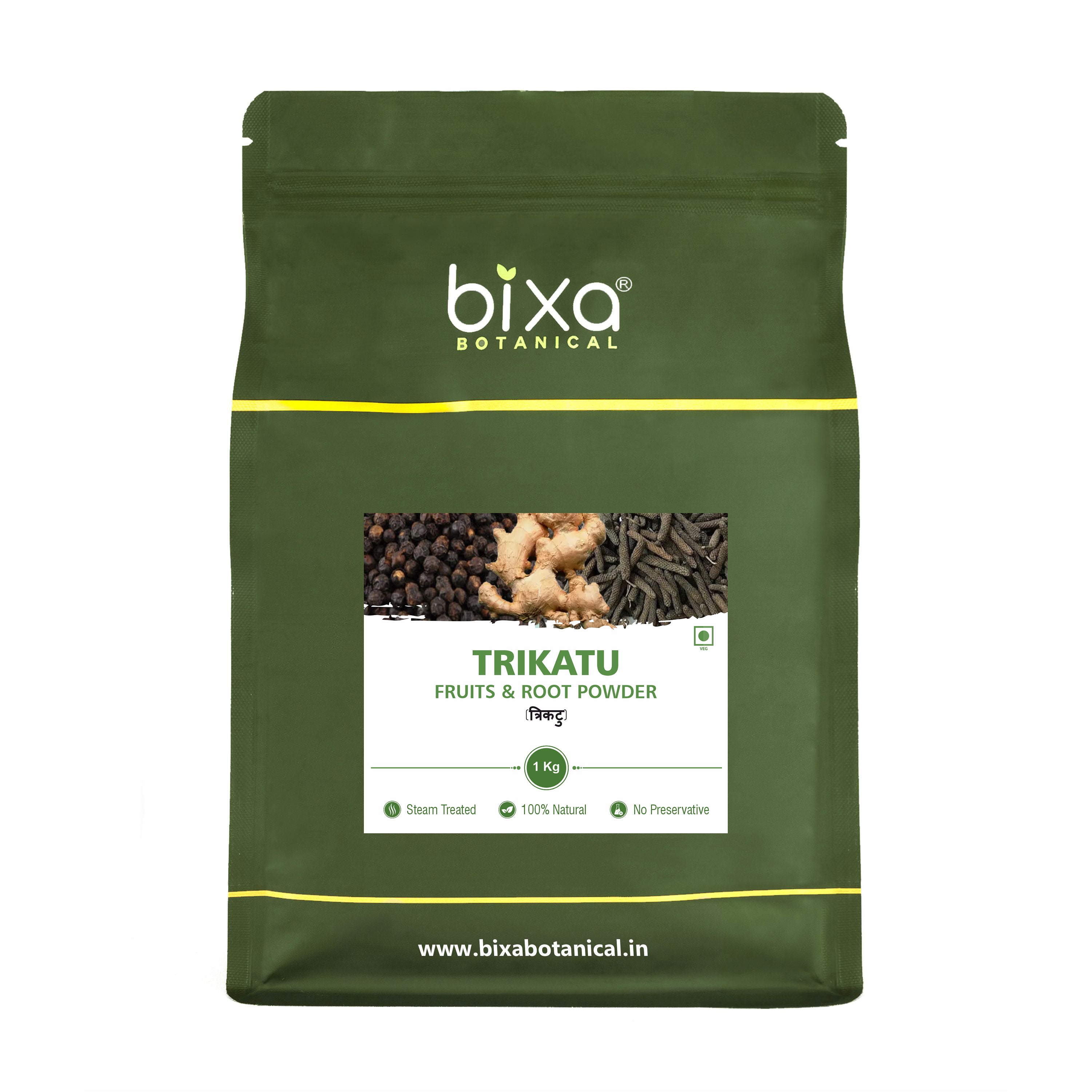 Trikatu Root & Fruits Powder ( Ginger + Kalimiri + Pippali )