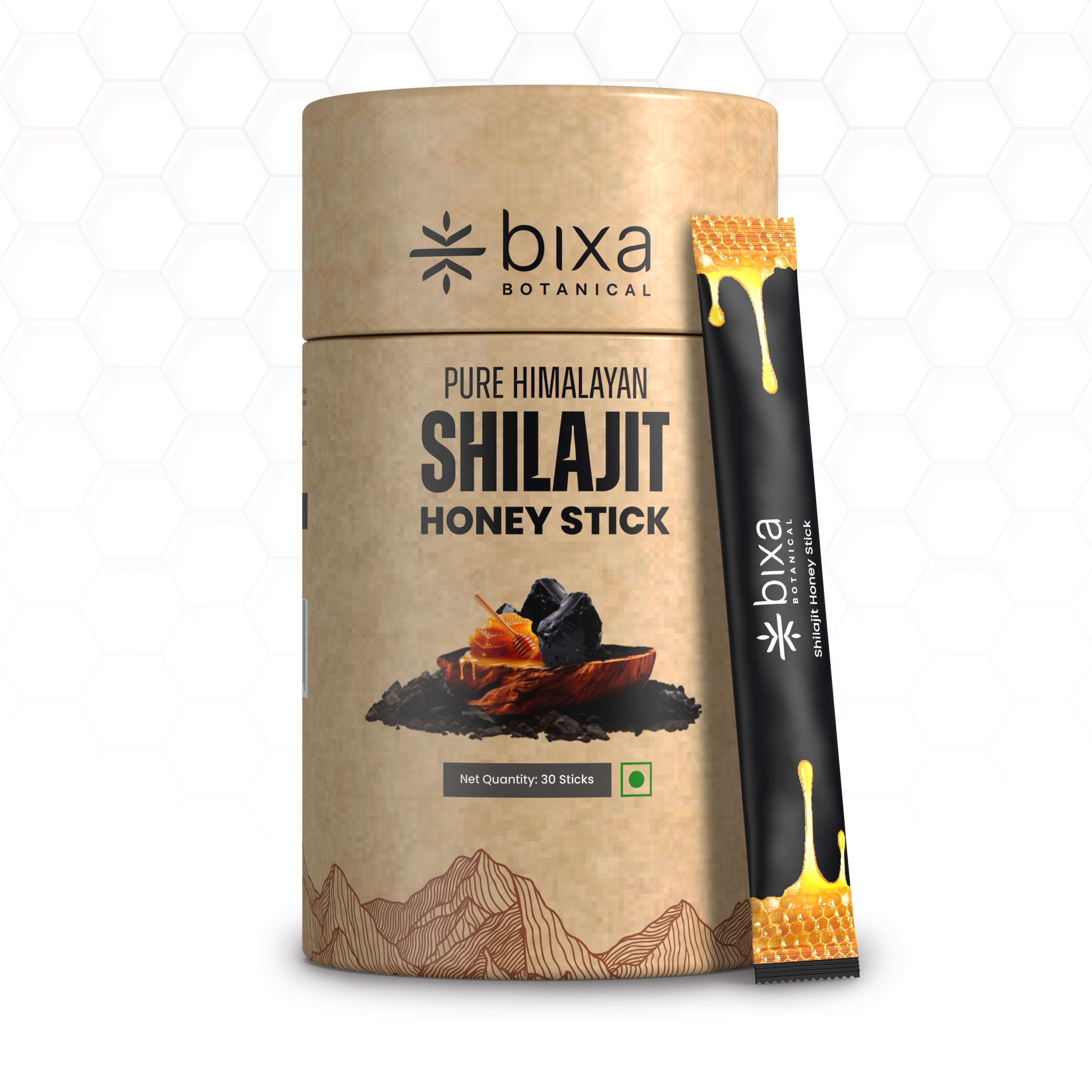 Pure Himalayan Shilajit Honey Sticks