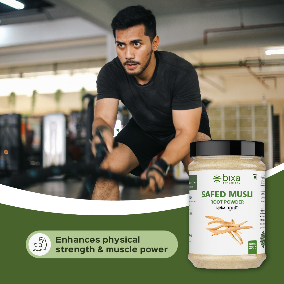 Safed Musli Root Powder Chlorophytum Borivilianum