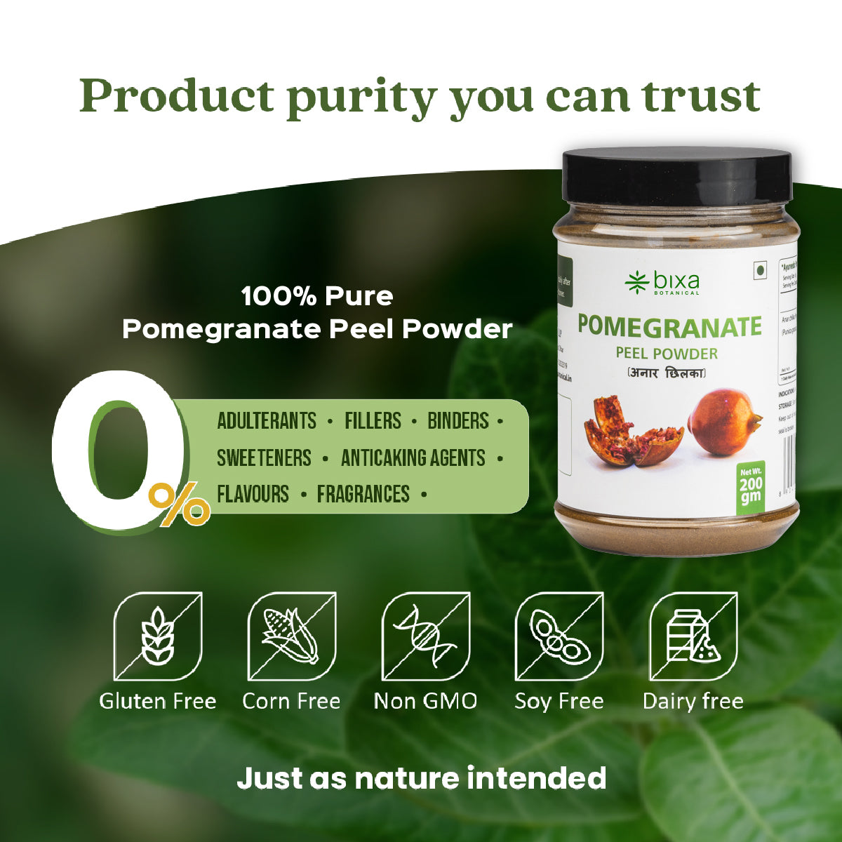 Pomegranate peel Powder  Punica Granatum | Natural Gut Health Supplement