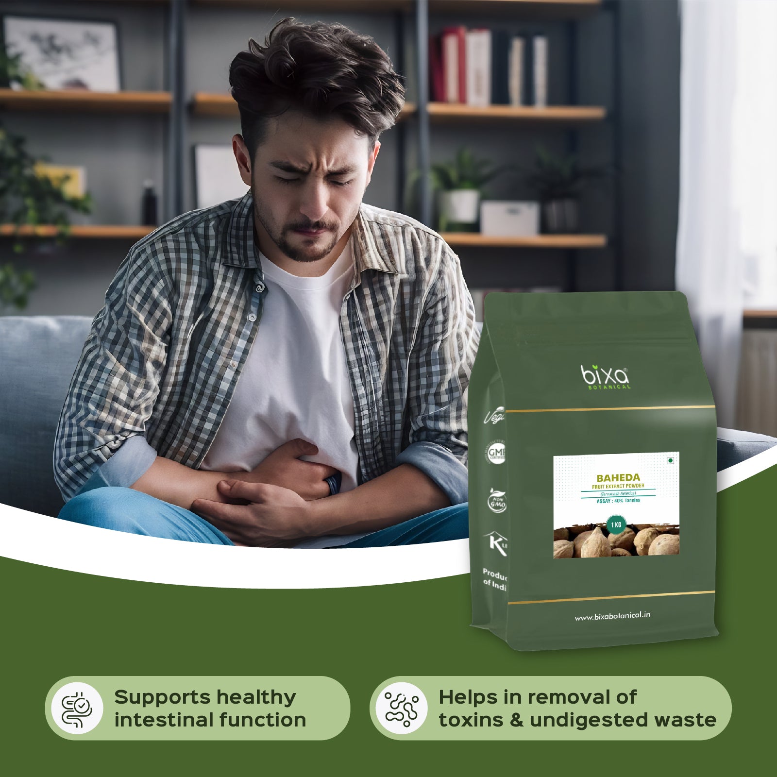 Baheda (Terminalia Belerica) Dry Extract - 40% Tannins by Titration