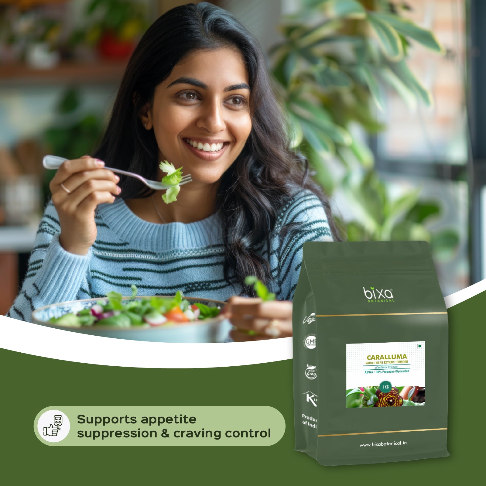 Caralluma (Caralluma Fimbriata) Dry Extract - 30% Pregnane Glycosides by Gravimetry