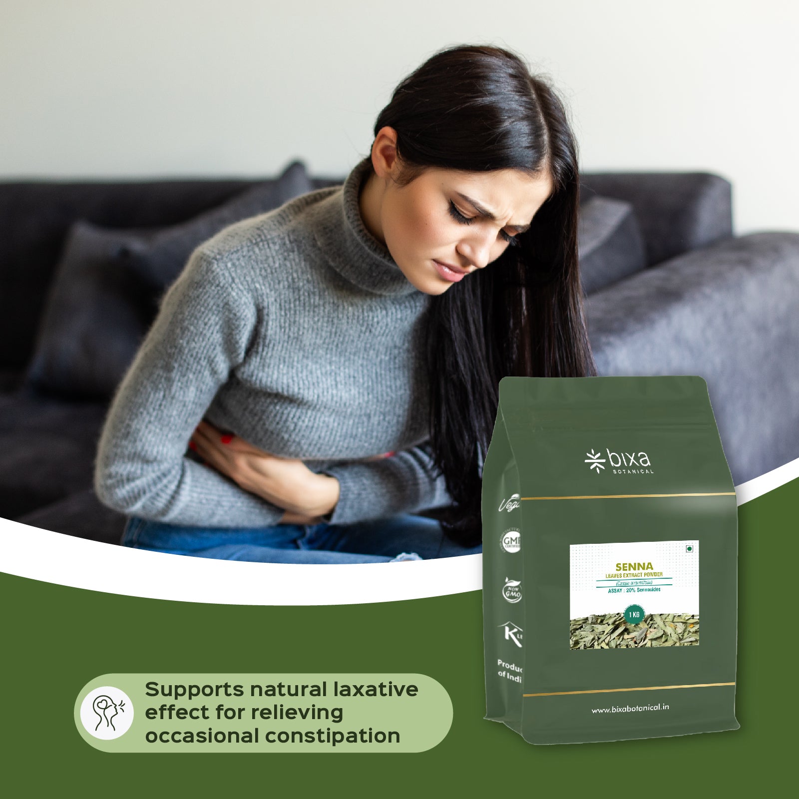 Indian Senna (Cassia Angustifolia) Dry Extract - 20% Sennosides by UV