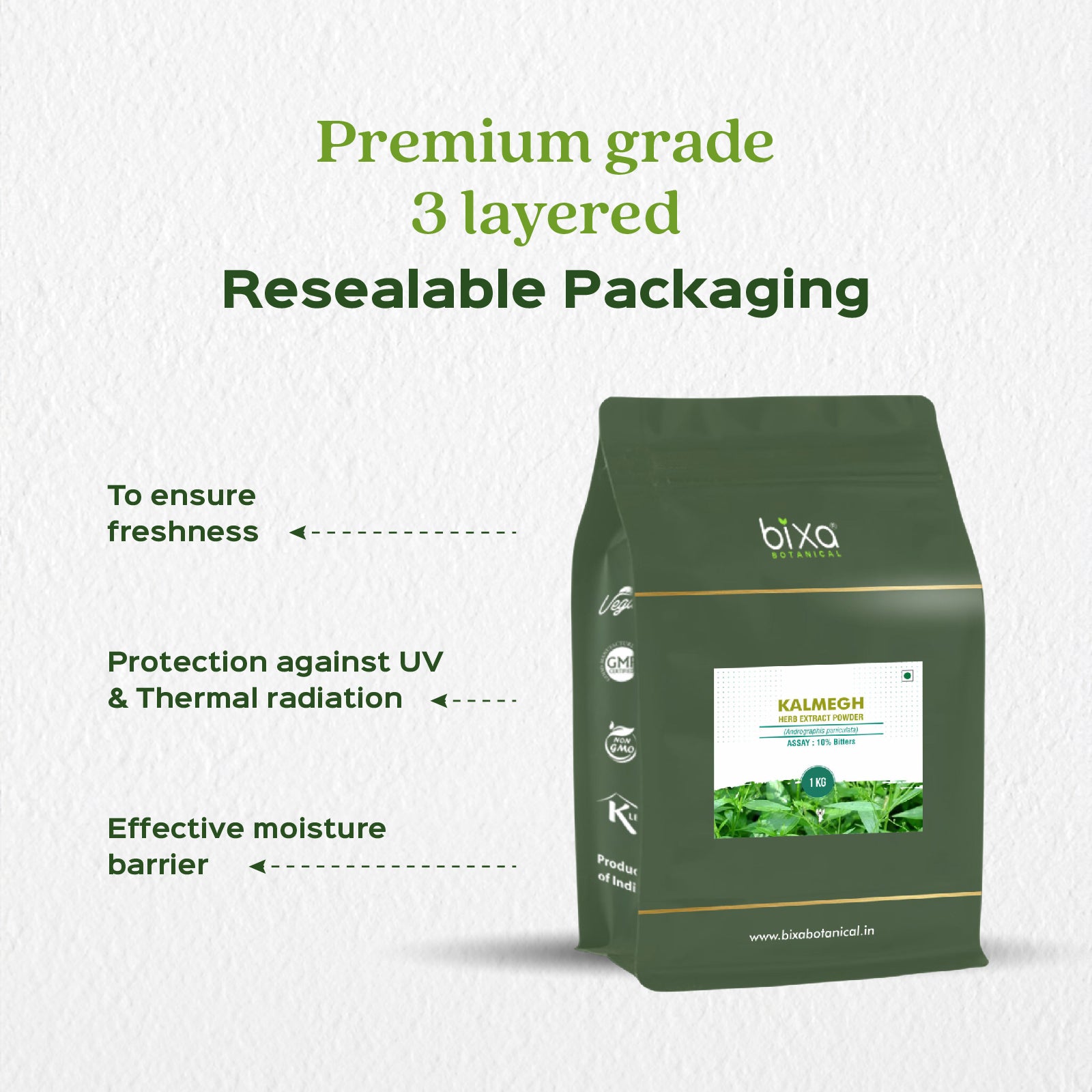 Kalmegh (Andrographis Paniculata) Dry Extract - 10% Total Andrographolide by HPLC