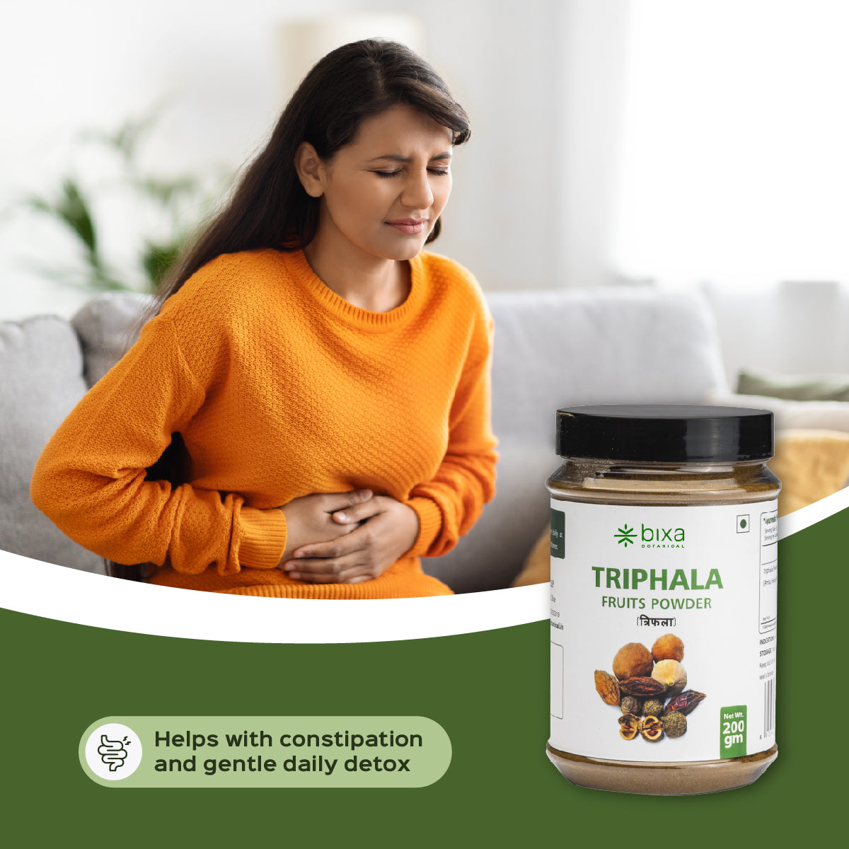 Triphala Fruit Powder  Amla + Haritaki + Bibhitaki