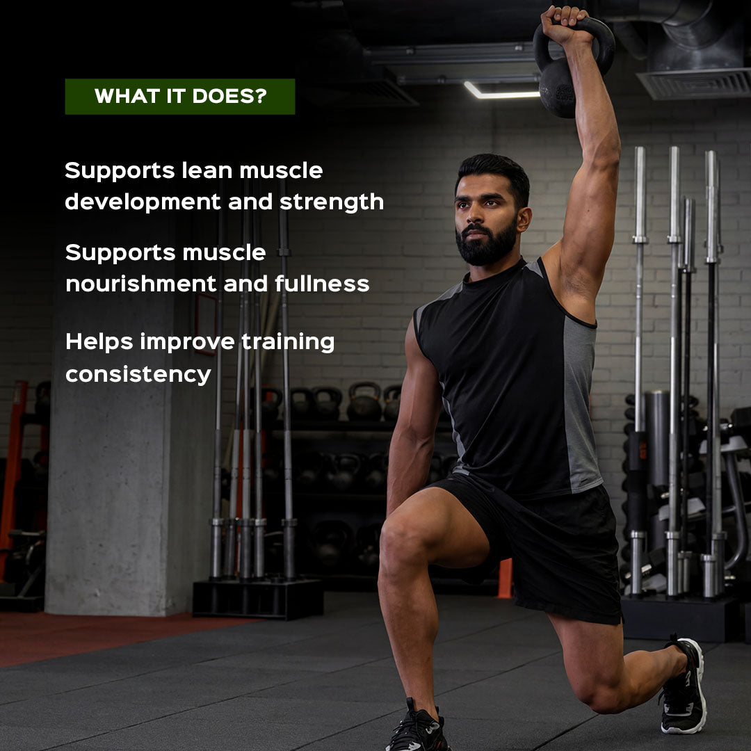 Muscle Growth & Strength Pack | Safed Musli Powder + Vidarikand Powder | Combo