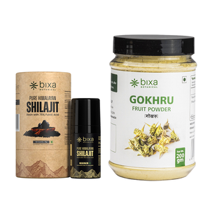 Energy and Endurance pack | Shilajit Resin + Gokhru powder | Combo