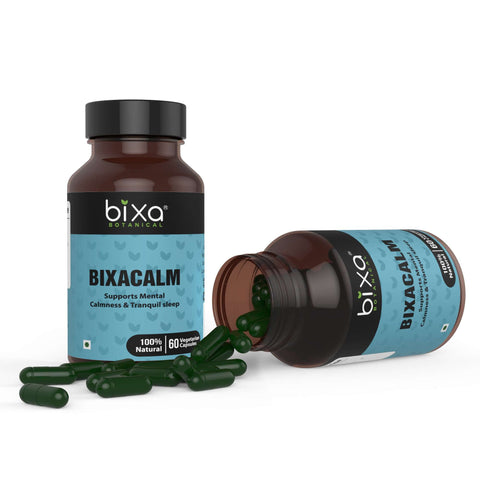 BIXACALM 60 Veg Capsules (450mg) Supports Mental Calmness