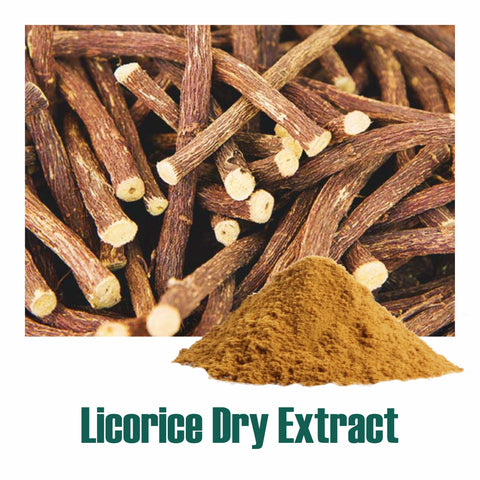 Licorice/ Mulethi (Glycyrrhiza Glabra) dry Extract - 20% Glycyrrhizin  by Gravimetry